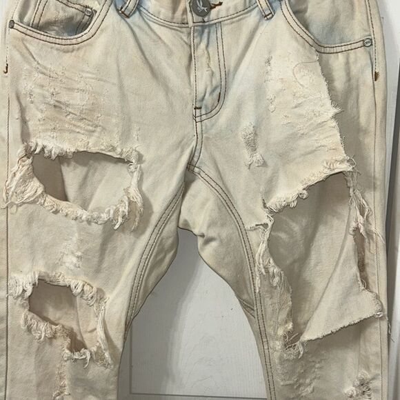 Revolve One Teaspoon Iced Blue Distressed Denim/Jeans(Size 28) - Picture 10 of 10